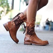Ciss™ Vintage Lace-Up Boots