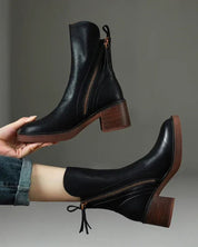Myriam™ Premium Leather Ankle Boots