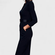 Maye™ Refined Black Dress + FREE belt