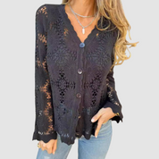 Laurelle™ Lace V-Neck Cardigan