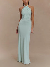 Chellie™ Slinky Halter Maxi Dress