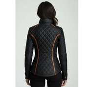 Leatrice™ Diamond-Quilted Lined Jacket