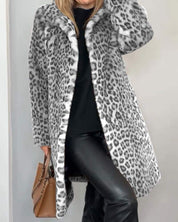 Lysandra™ Elegant Leopard Coat