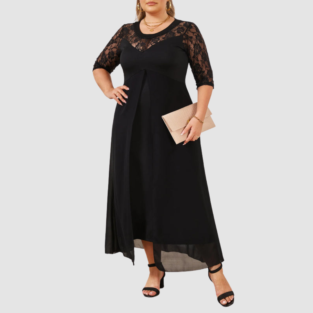Reina™ Long Lace Dress