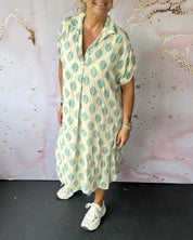 Lona™ Loose Lapel Collar Dress