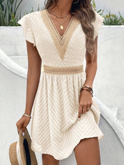 Sabrina™ Elegant V-Neck Summer Dress