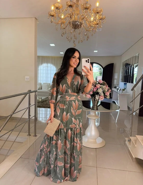 Celine™ Floral Maxi Dress