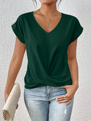 Cleo™ Classic t shirt with v neckline
