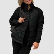 Carina™ Wool Patchwork Down Jacket