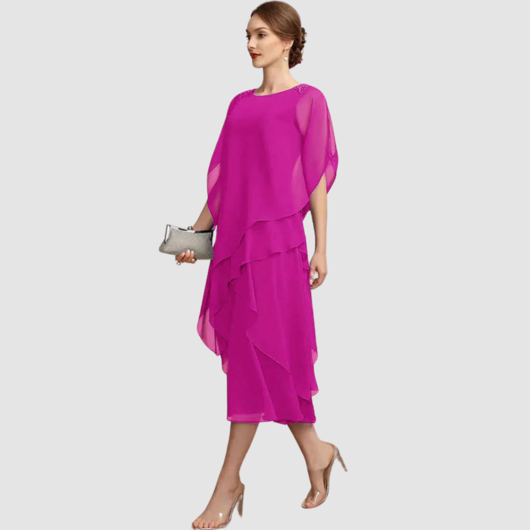 Cierra™ Elegant Chiffon Dress