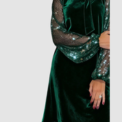 Martina™ Elegant Suede Dress