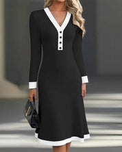 Kaylin™ Stylish Long-Sleeve Dress