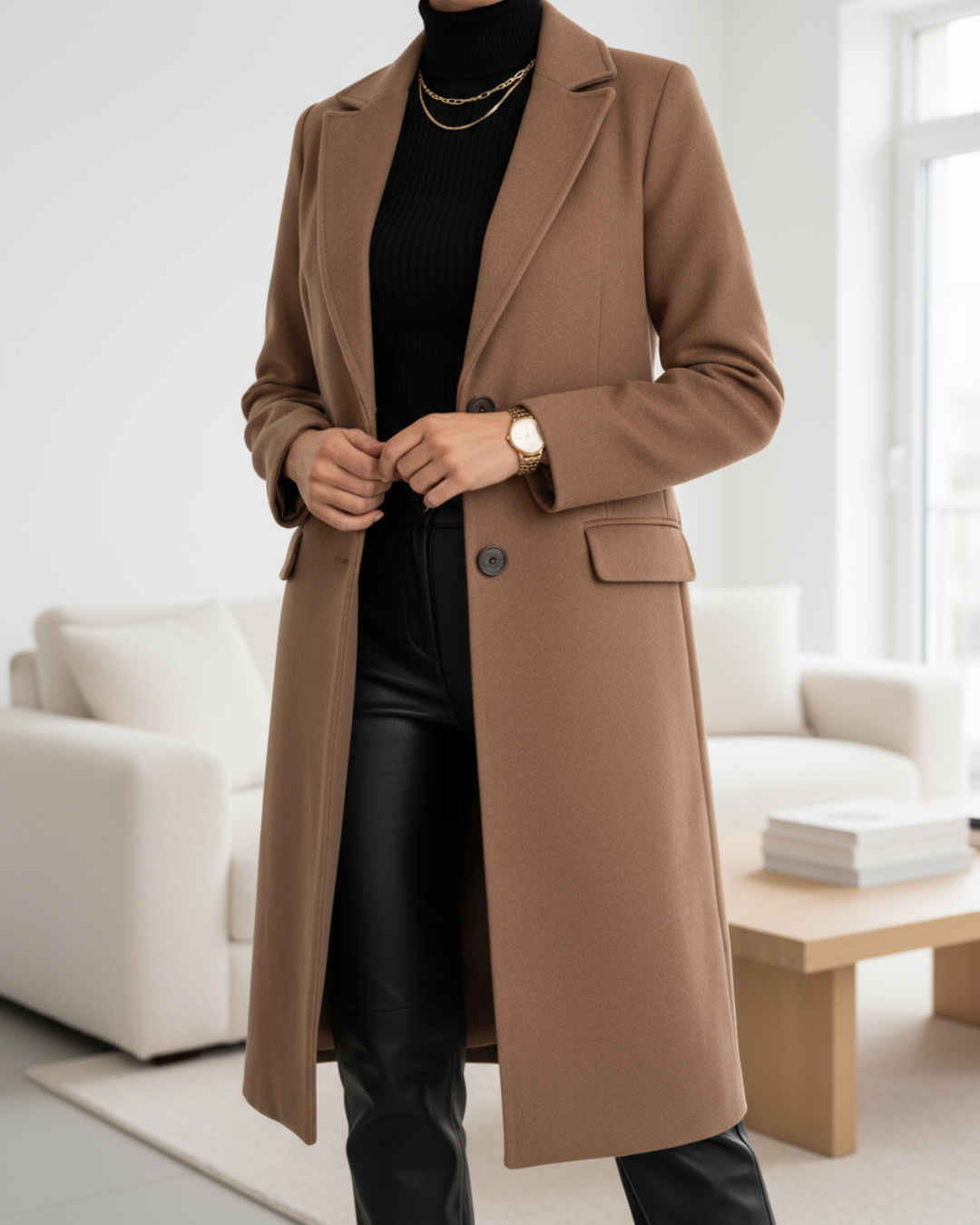 Anastacia™ Elegant Long Coat