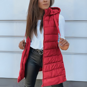 Mitchelle™ Casual Long Sleeveless Puffer Vest