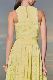 Larissa™ Embroidered Top & High-Waist Maxi Skirt Set