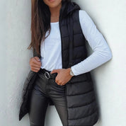 Mitchelle™ Casual Long Sleeveless Puffer Vest