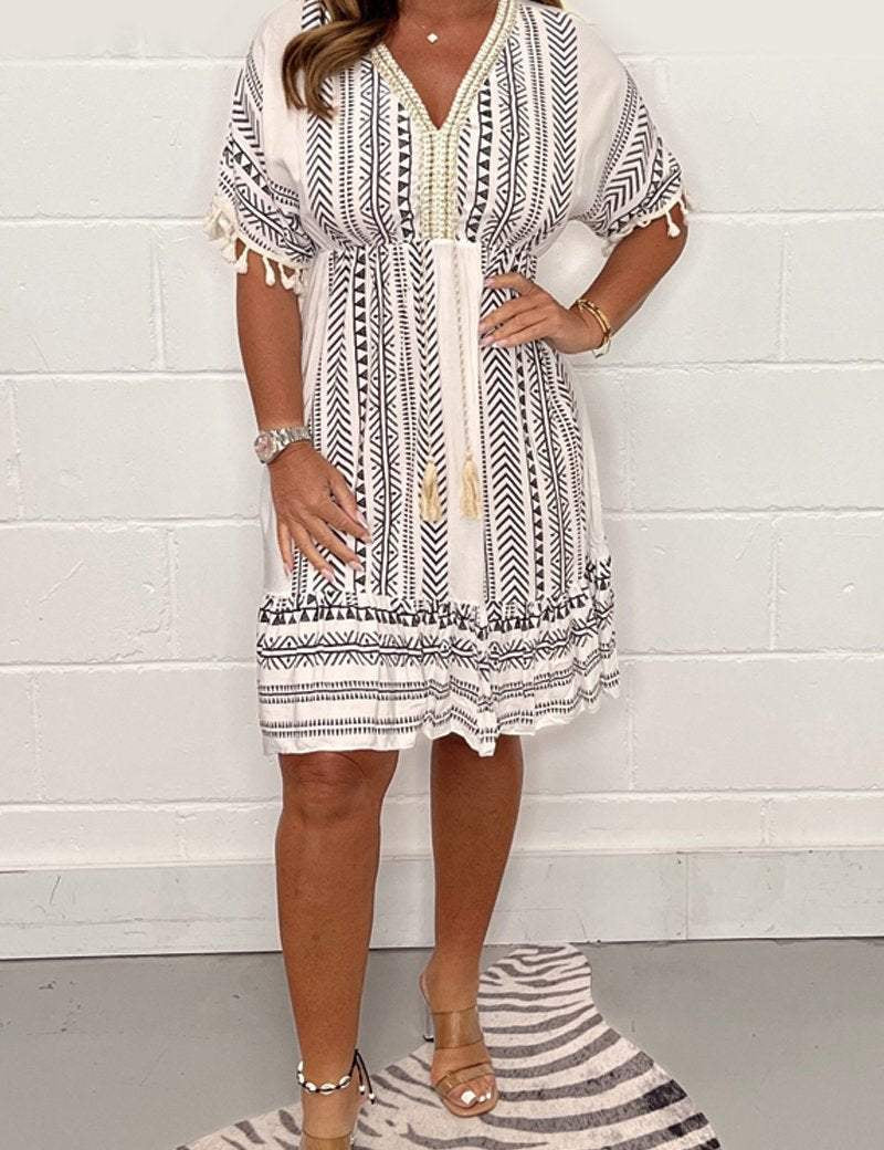 Jolina™ Casual V-Neck Dress