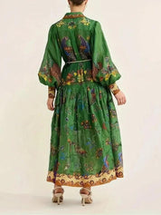 Coralie™ Floral Print Maxi Dress