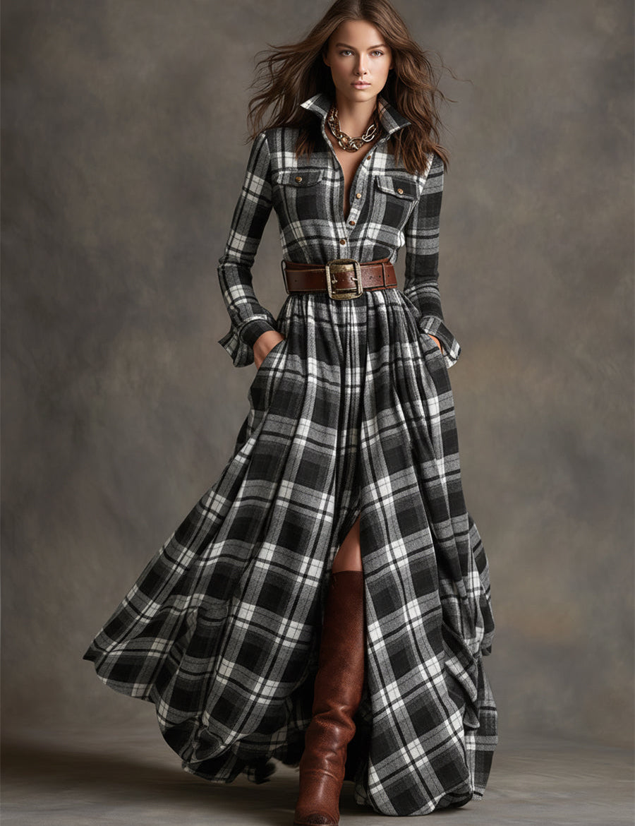 Samantha™ Belted Shirt Dress
