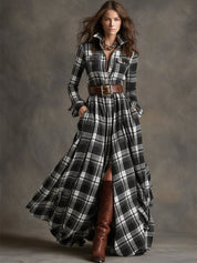 Samantha™ Belted Shirt Dress