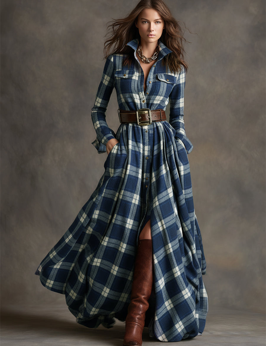 Samantha™ Belted Shirt Dress