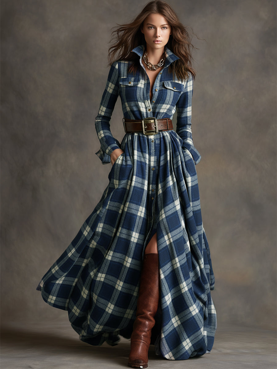 Samantha™ Belted Shirt Dress