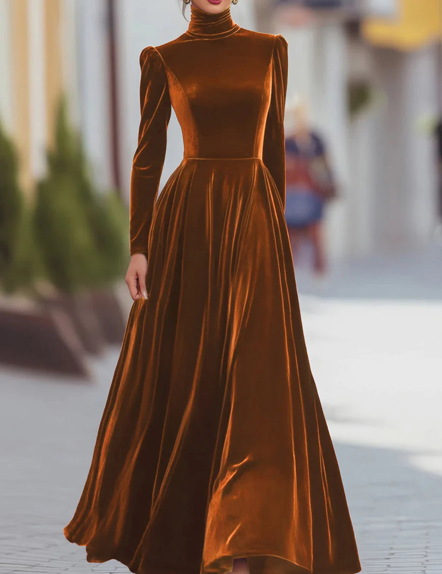 Terrie™ Elegant Velvet Dress