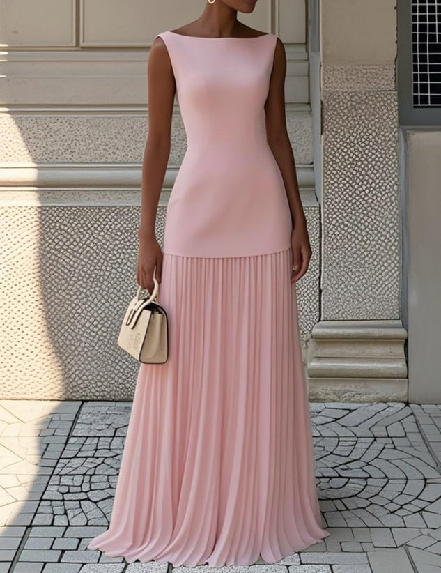 Shania™ Pleated Maxi Dress