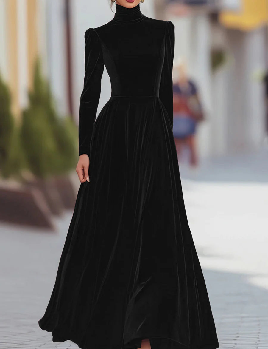 Terrie™ Elegant Velvet Dress