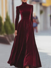 Terrie™ Elegant Velvet Dress