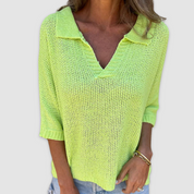 Lucy™ Elegant V-neck top