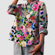 Luna™ Romantic Floral Print Blouse