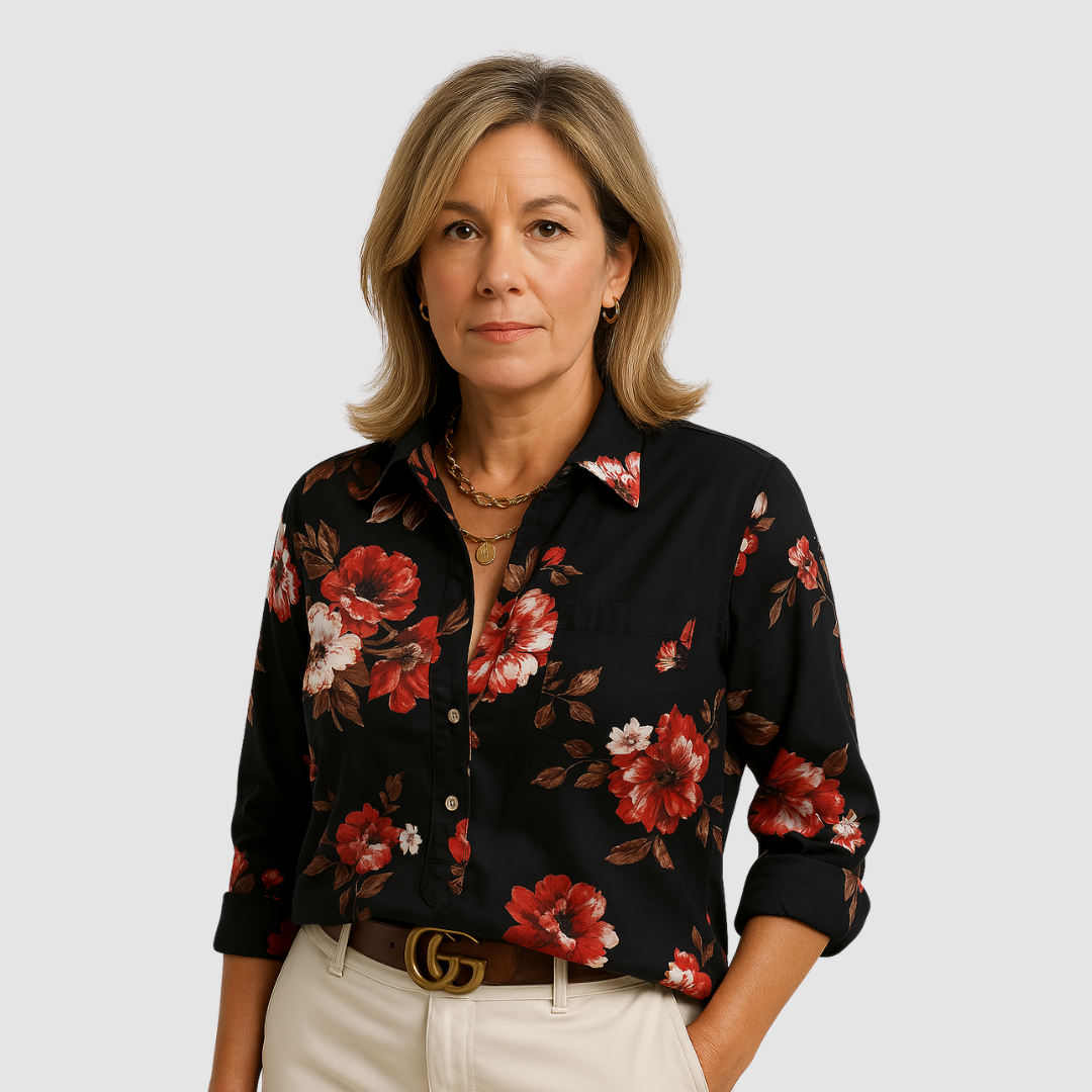 Donna™ Chic pocket blouse