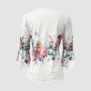 Eva™ Timeless breathable floral blouse