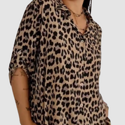 Casey™ Stylish Leopard Print Blouse