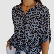 Casey™ Stylish Leopard Print Blouse