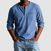 Harrison™ Vintage Henley Shirt