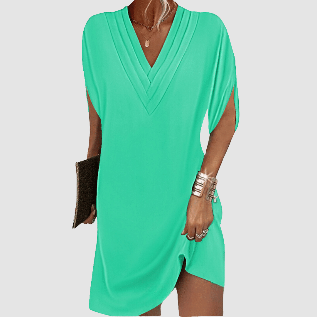 Alysa™ Elegant Half-Sleeve Dress