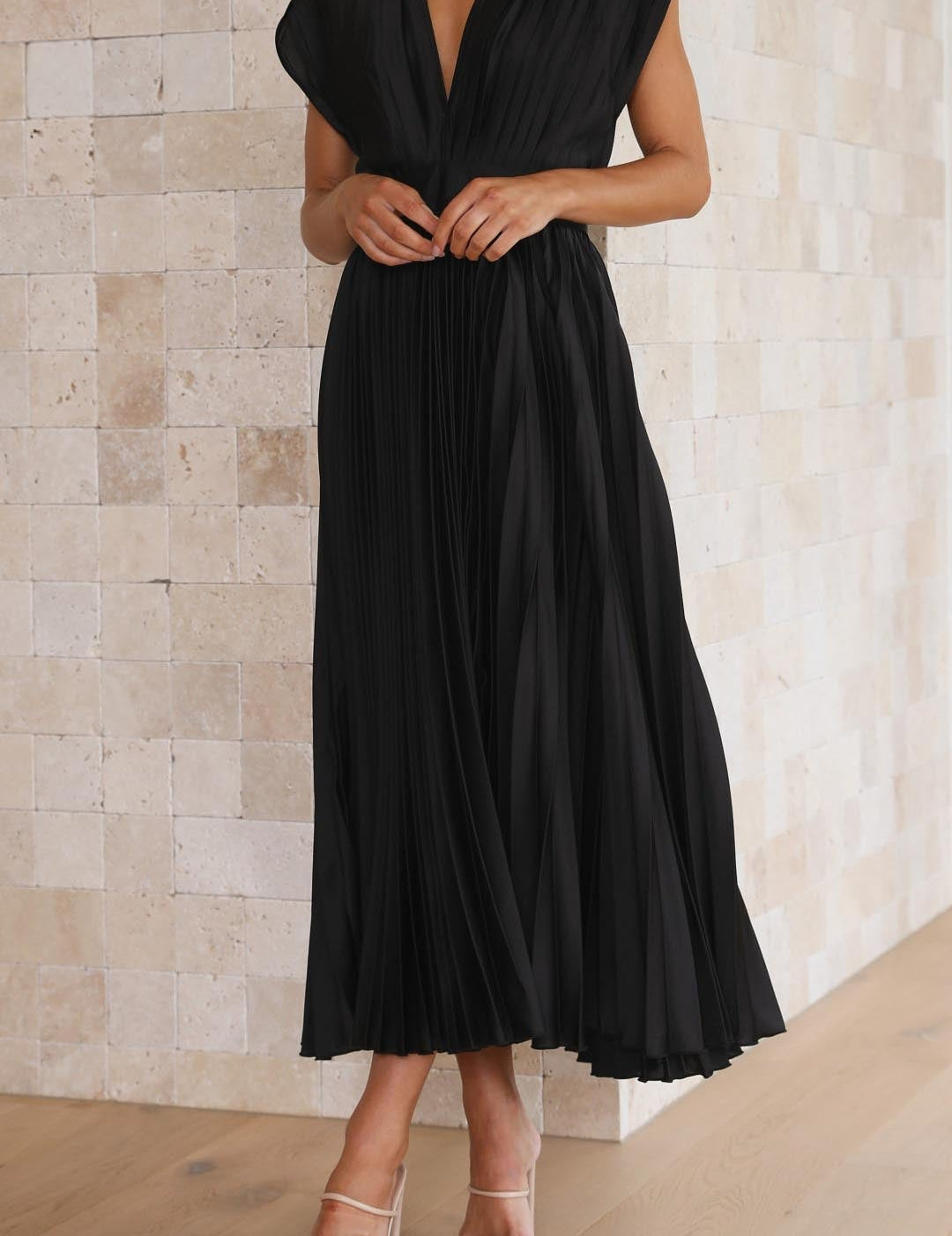 Marla™ Elegant Pleated Dress