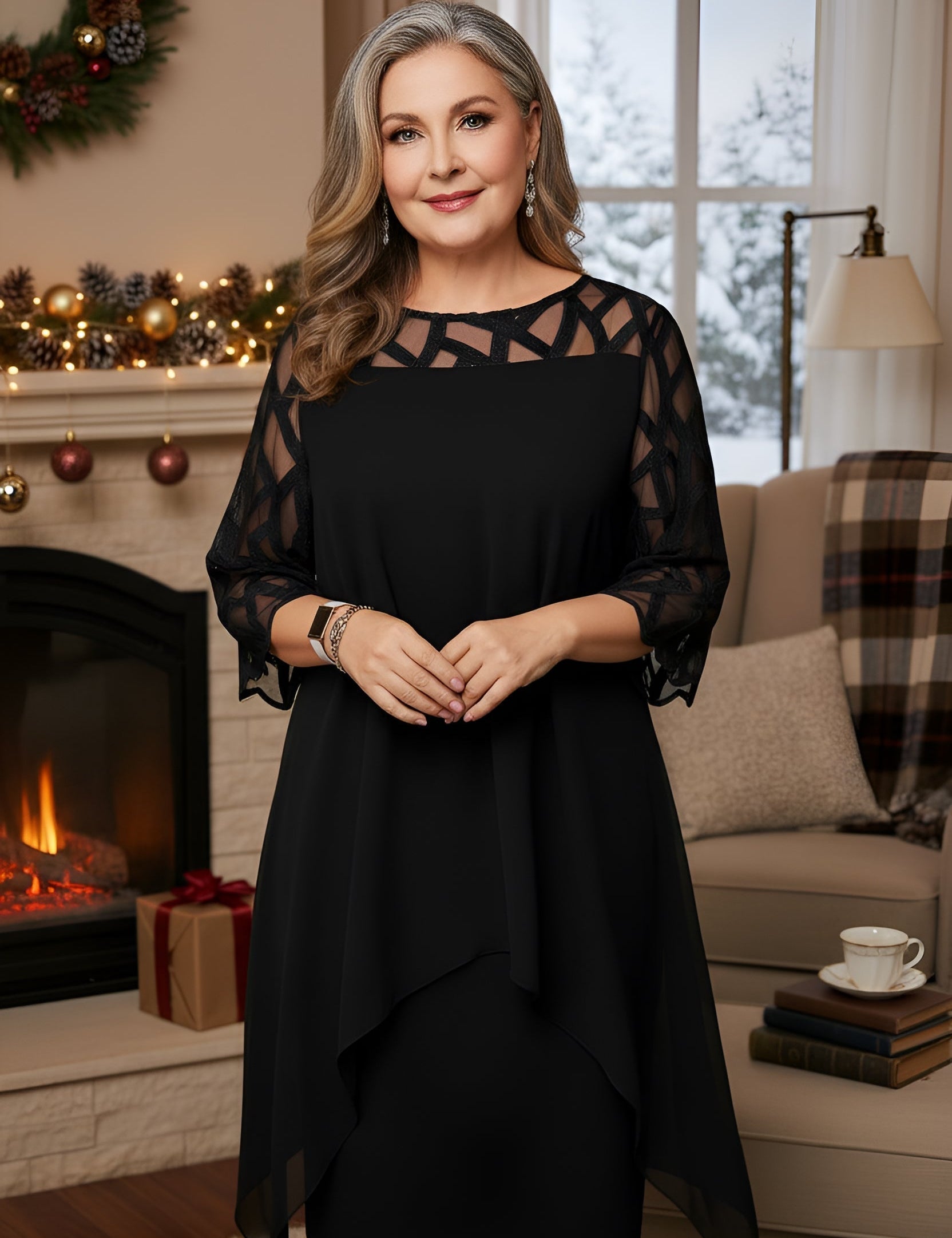 Josephine™ Elegant Lace Dress