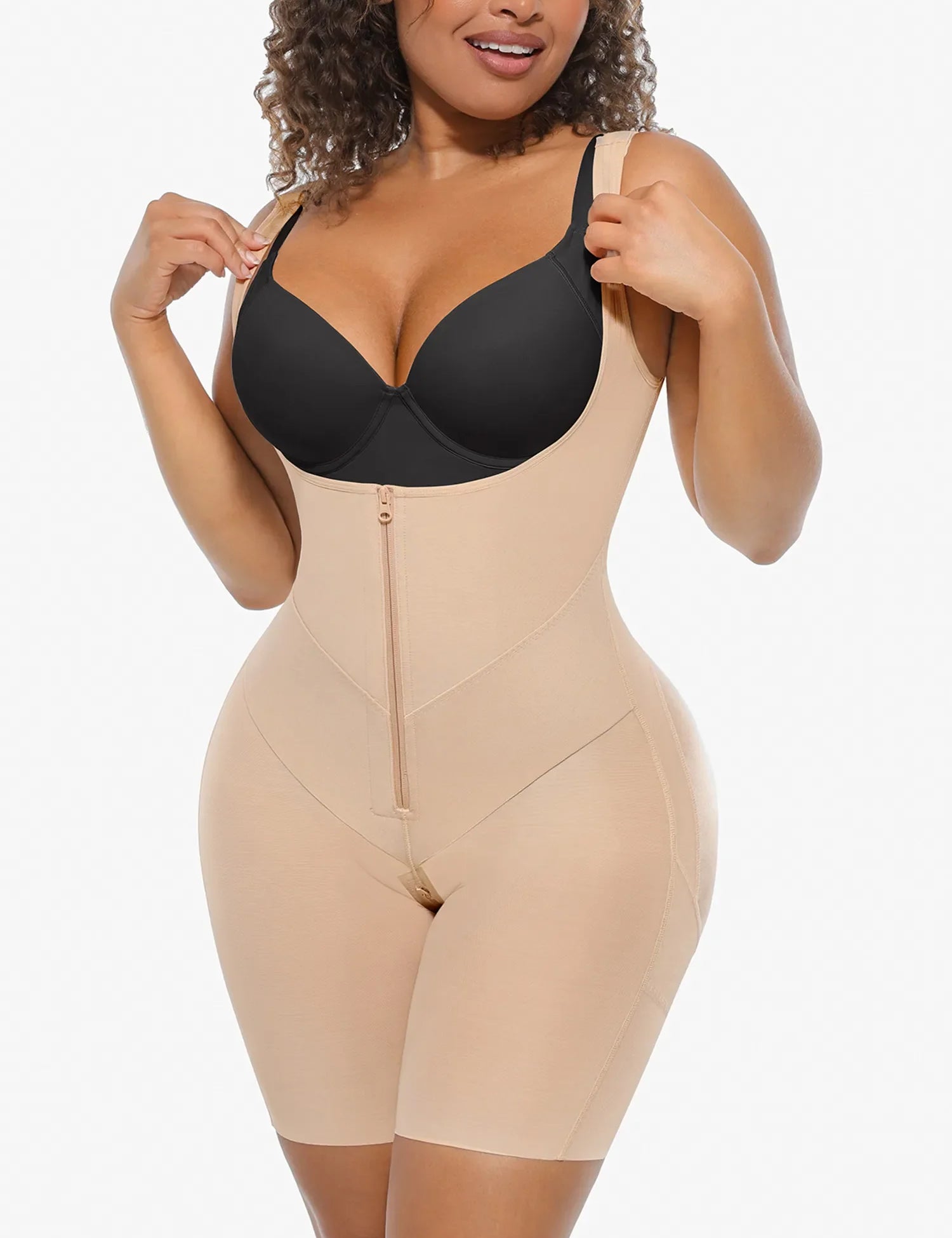 U-Shaped Faja Tummy Control Butt Lift Bodysuit