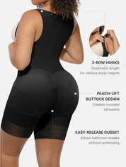 U-Shaped Faja Tummy Control Butt Lift Bodysuit