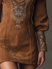 Hosanna™ Suede Mini Dress