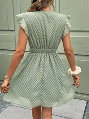 Sabrina™ Elegant V-Neck Summer Dress