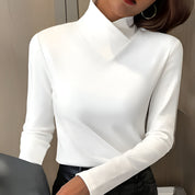 Sherie™ Elegant High-Neck Sweater