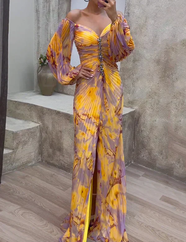 Genesis™ Elegant V-Neck Dress