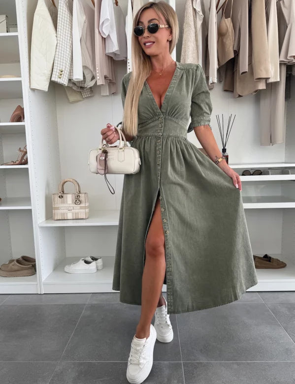 Ivy™ Elegant denim dress