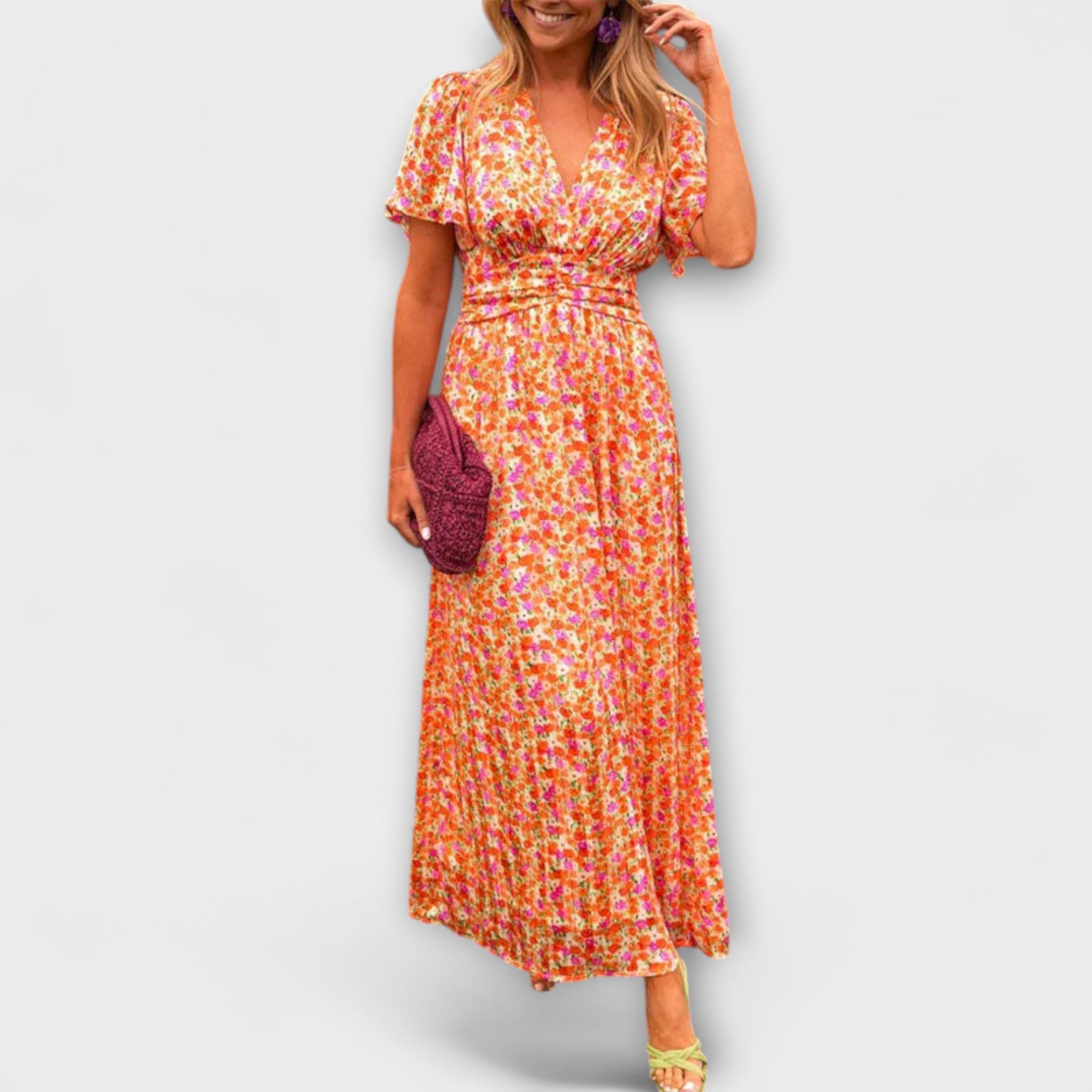 Erin™ Classic V-Neck Dress